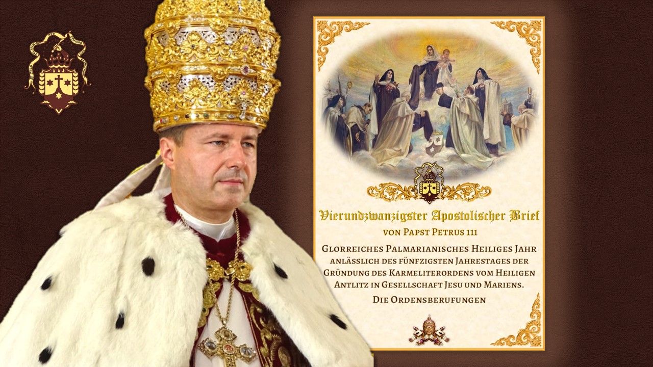 Neu! Vierundzwanzigster Apostolischer Brief von Papst Petrus III